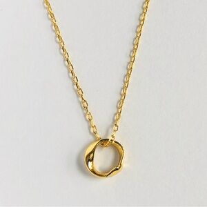 Circle Gold Necklace